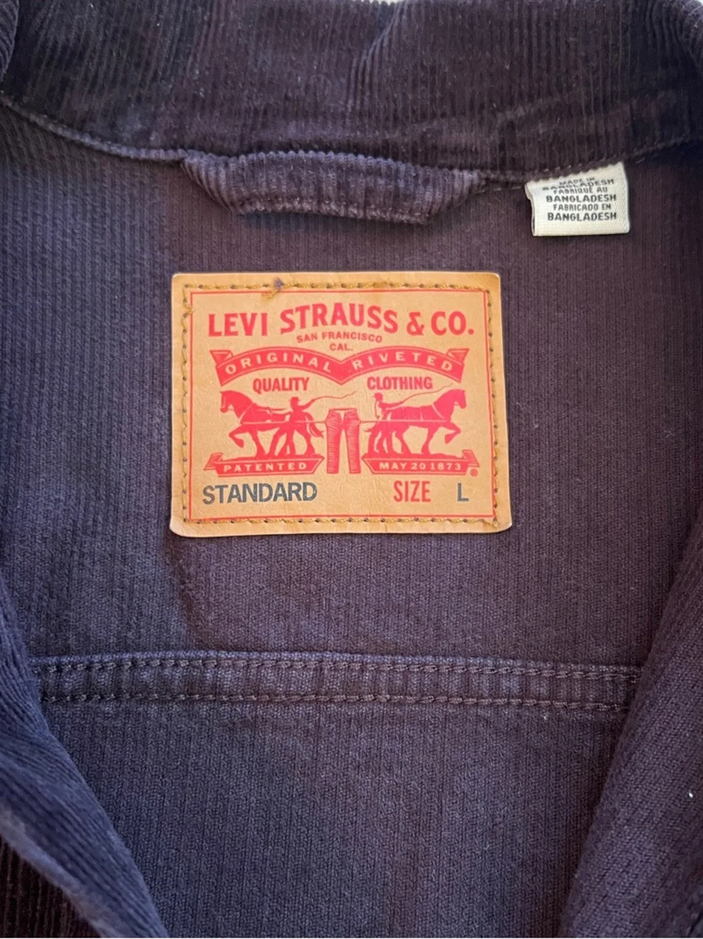 Levi's Brown Corduroy Trucker Jacket - Picture 4 of 5